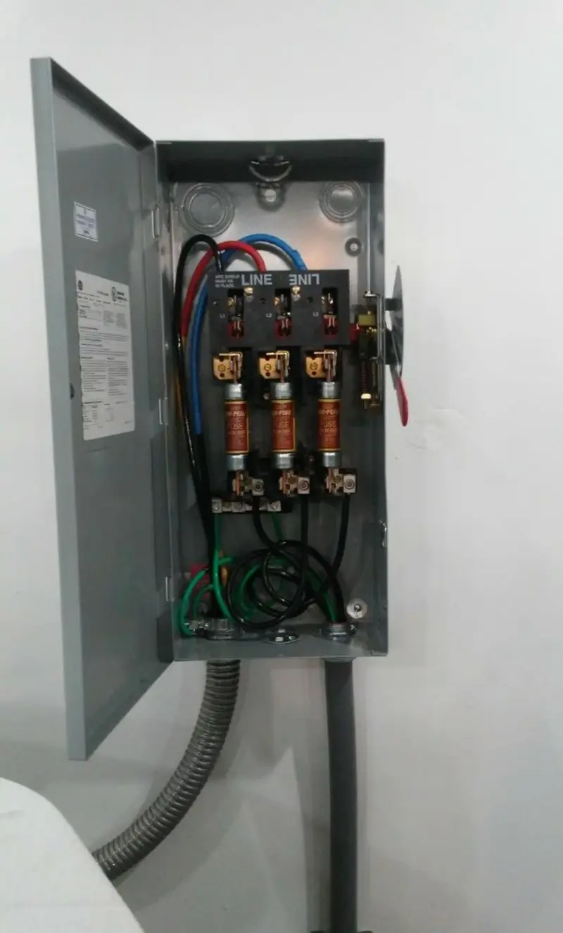 Three-phase disconnect switch installed for Electrical Wiring & Rewiring in Flagstaff